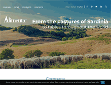 Tablet Screenshot of alimentasrl.com